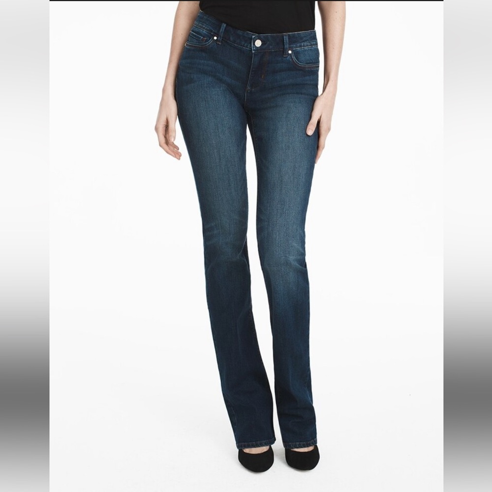 WHBM Slim Bootcut Jeans Dark Wash Size 10R